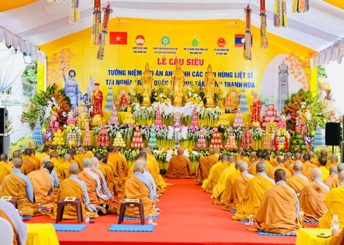TRANG NGHIÊM THỜI KINH ĐỊA TẠNG HỒI HƯỚNG CẦU SIÊU CÁC ANH HÙNG LIỆT SĨ TẠI NGHĨA TRANG ĐỒNG TÂM